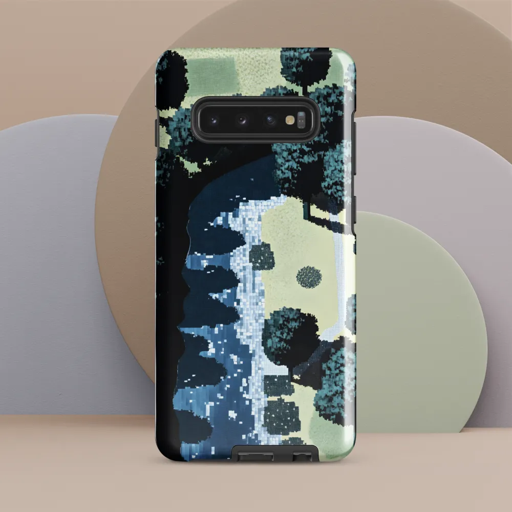 Serenity in Pixels | Phone Case |  S10 Plus | Tough Case | Glossy