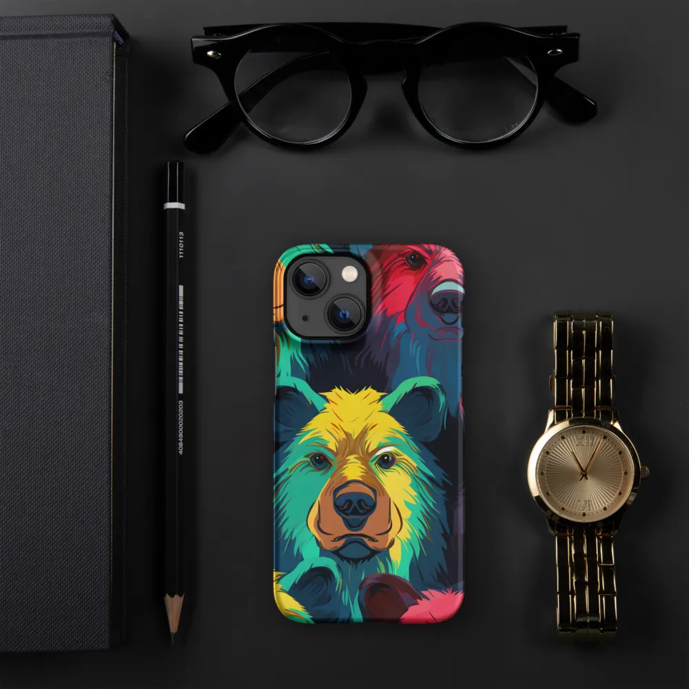 The Colorful Essence of Bears | Phone Case |  13 Mini | Snap Case | Matte