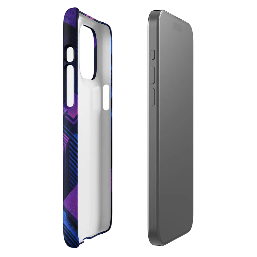 Geometric Dreams in Blue and Purple