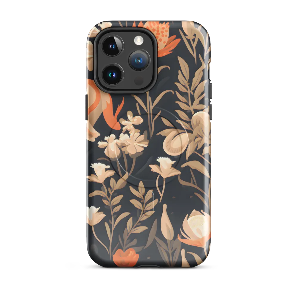 Floral Harmony: A Dance in the Dark