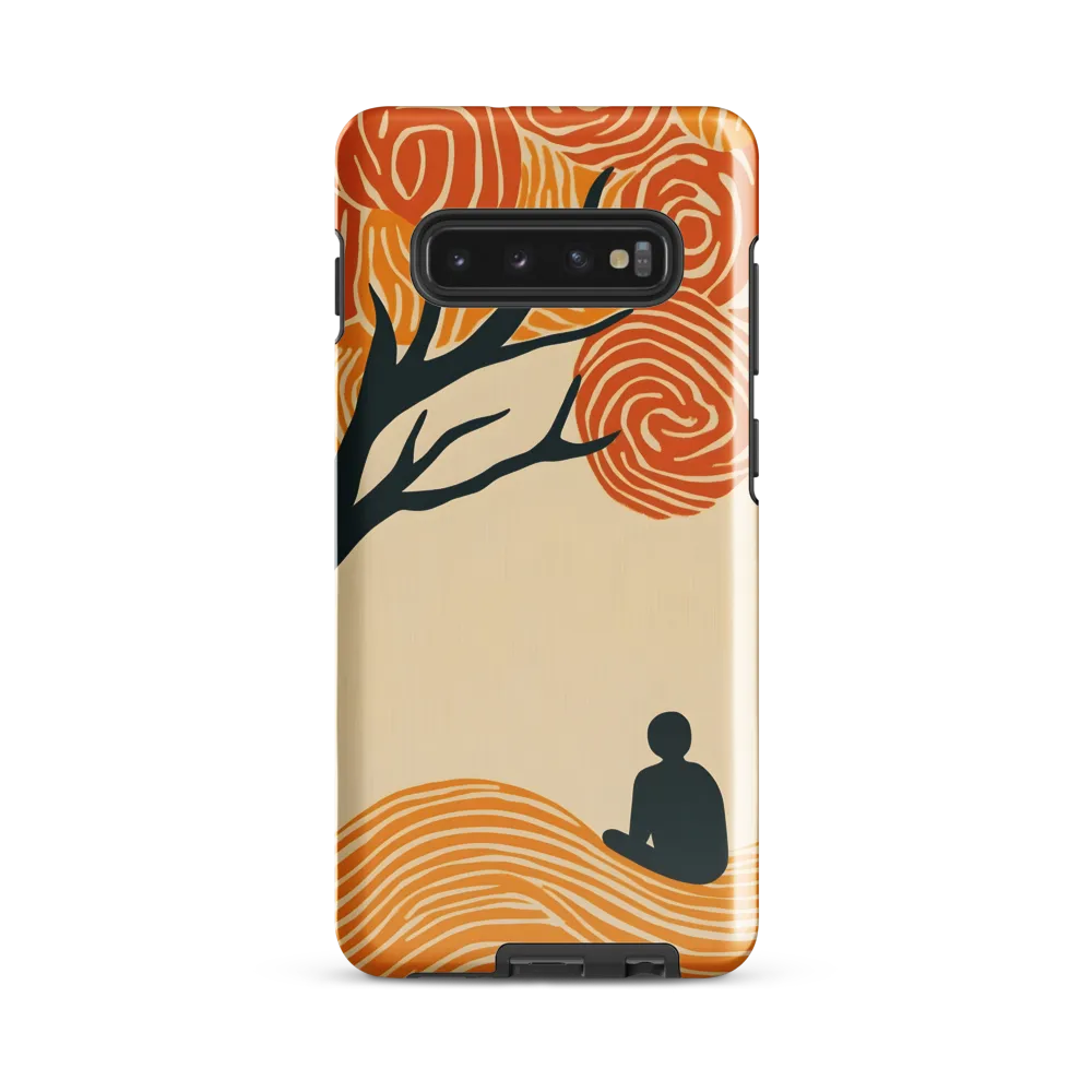 Silent Reflections under Swirling Leaves | Phone Case |  S10 Plus | Tough Case | Glossy