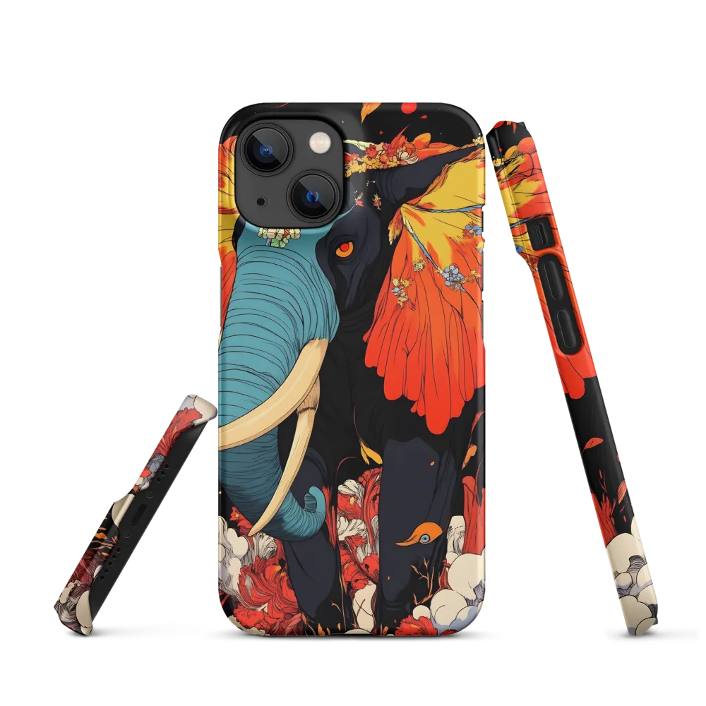 Majesty of the Floral Elephant | Phone Case |  14 | Snap Case | Matte