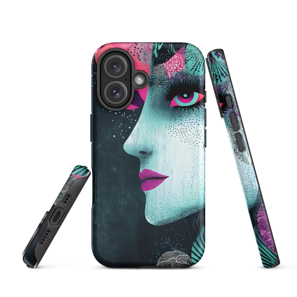 Mystical Beauty in Blue and Pink | Phone Case |  16 | Tough Case | Matte