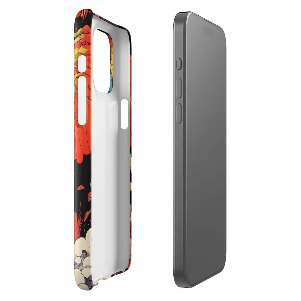 Majesty of the Floral Elephant | Phone Case |  15 Pro Max | Snap Case | Glossy