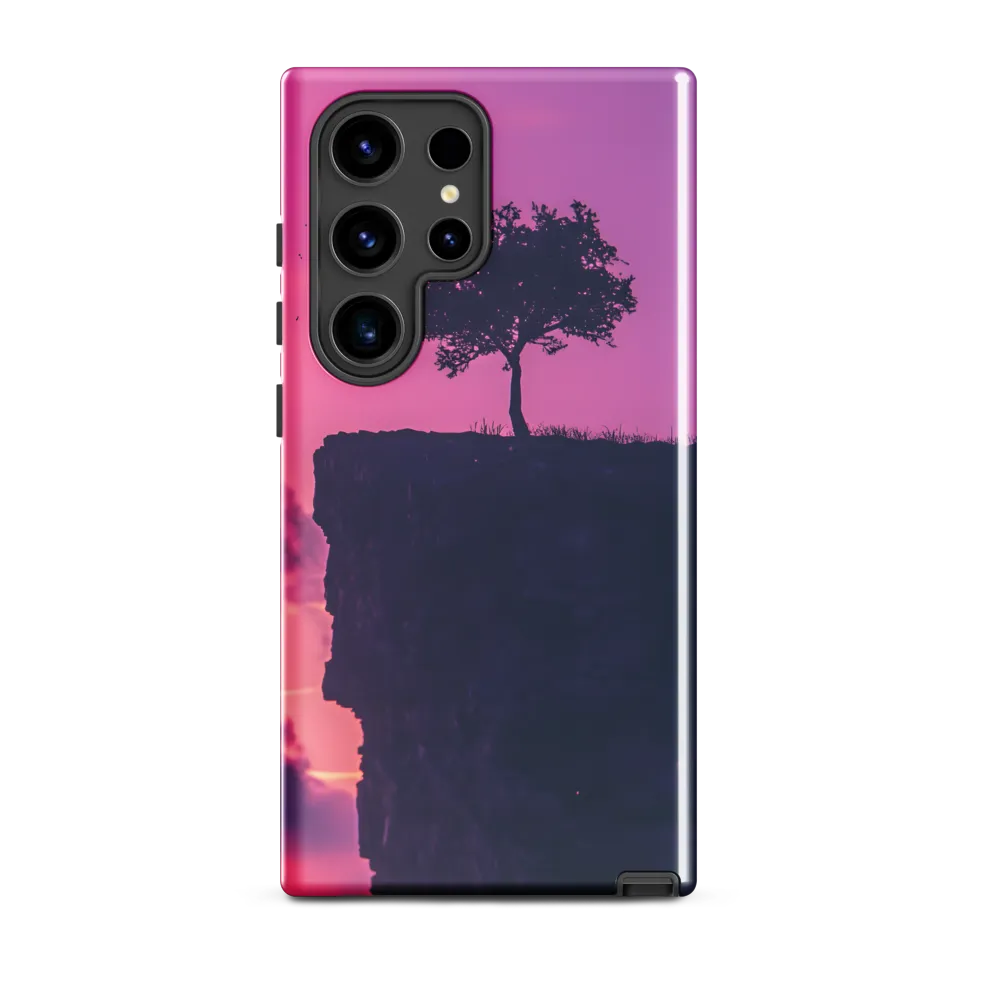 Solitude on the Edge | Phone Case |  S24 Ultra | Tough Case | Glossy