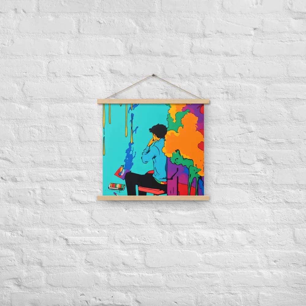 The Artist Within | Poster With Oak Wood Hanger | 18″×18″