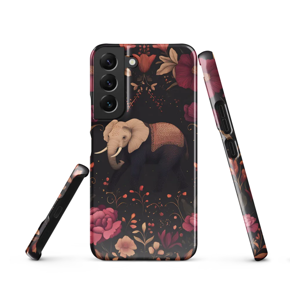 Whispers of the Wild: Elephants and Blooms