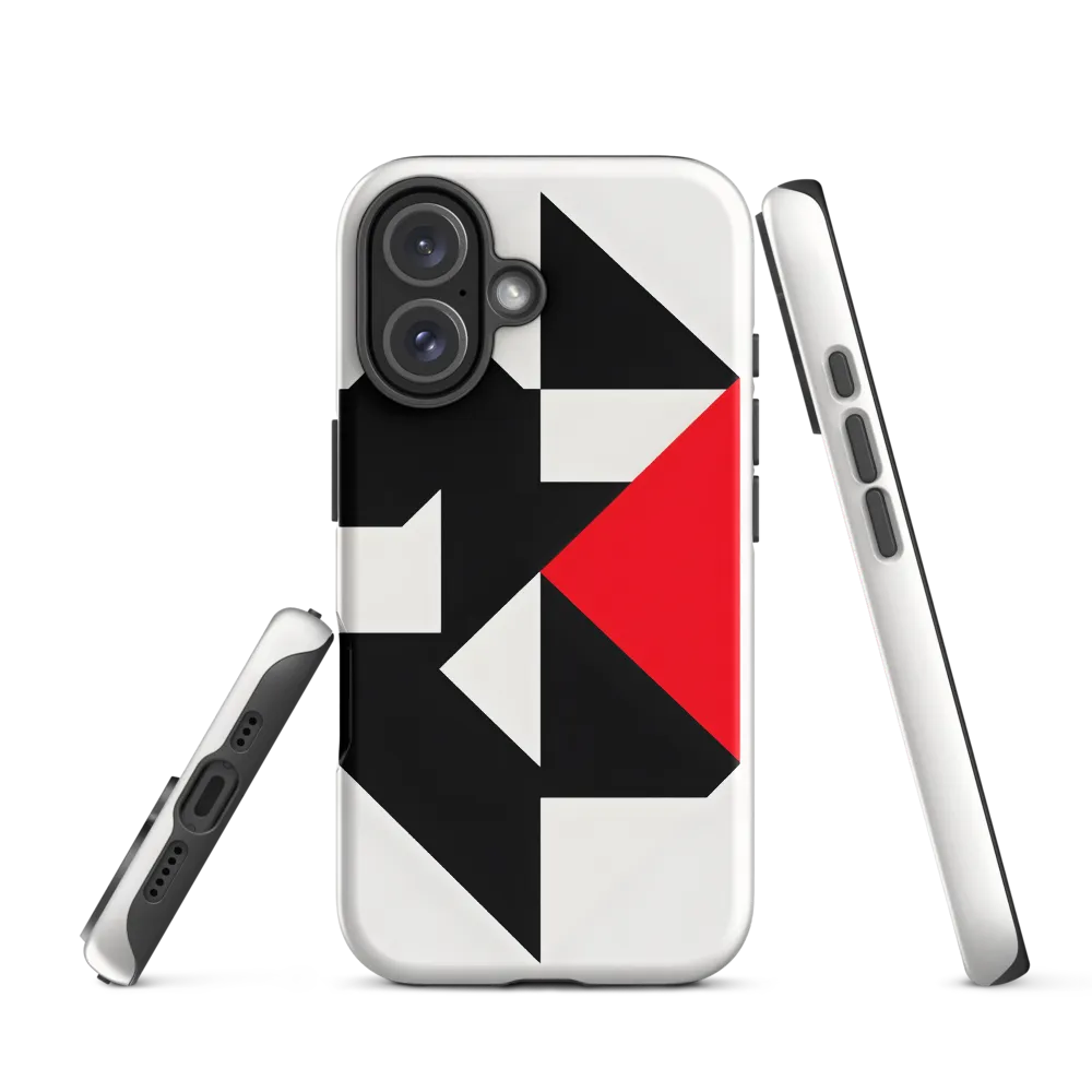 Dynamic Geometric Harmony | Phone Case |  16 | Tough Case | Matte