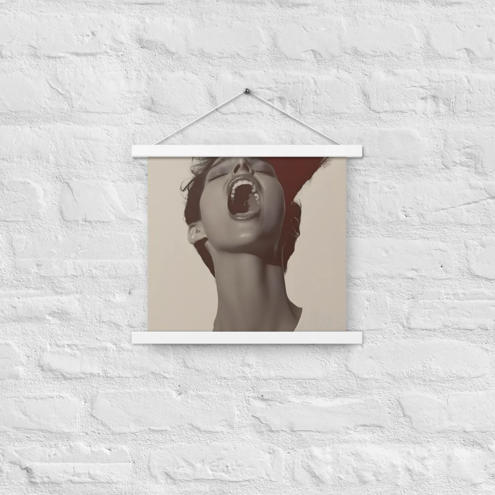Echoes of Emotion | Poster With White Wood Hanger | 14″×14″