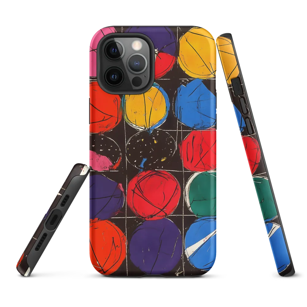 Colorful Circles in Abstract Harmony