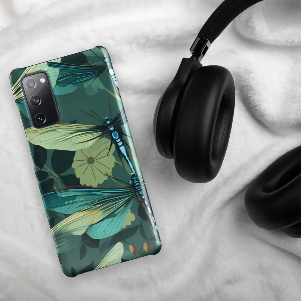 Whispers of Nature: Dragonflies in Harmony | Phone Case |  S20 FE | Snap Case | Glossy