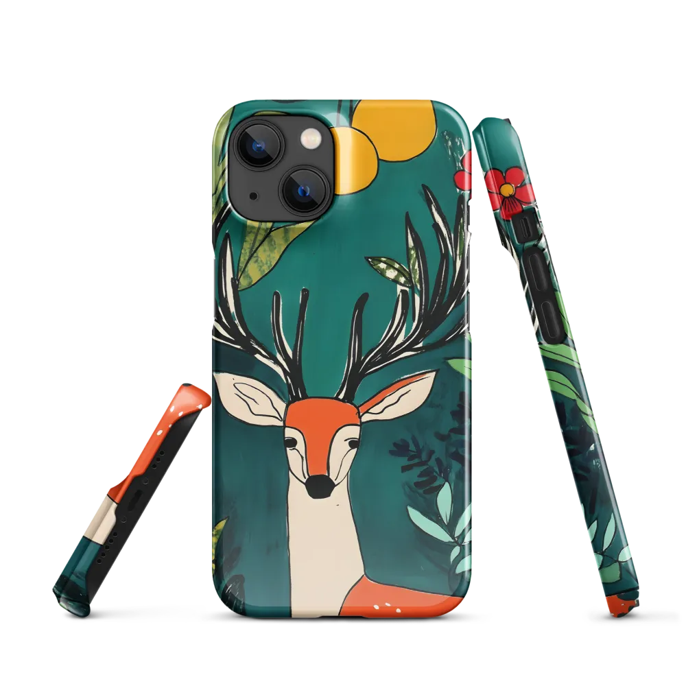 Nature's Embrace: The Majestic Deer | Phone Case |  14 | Snap Case | Glossy