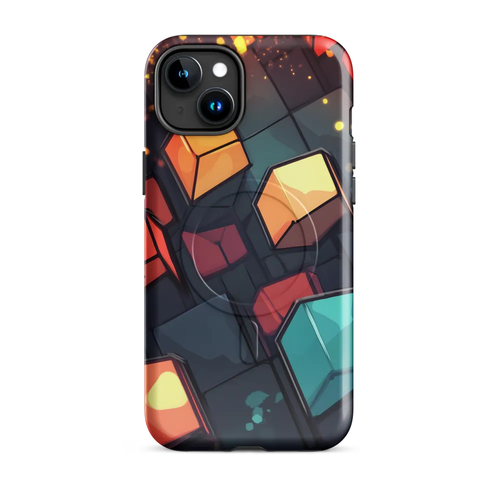 Illuminated Geometry | Phone Case |  15 Plus | MagSafe® Tough Case | Glossy