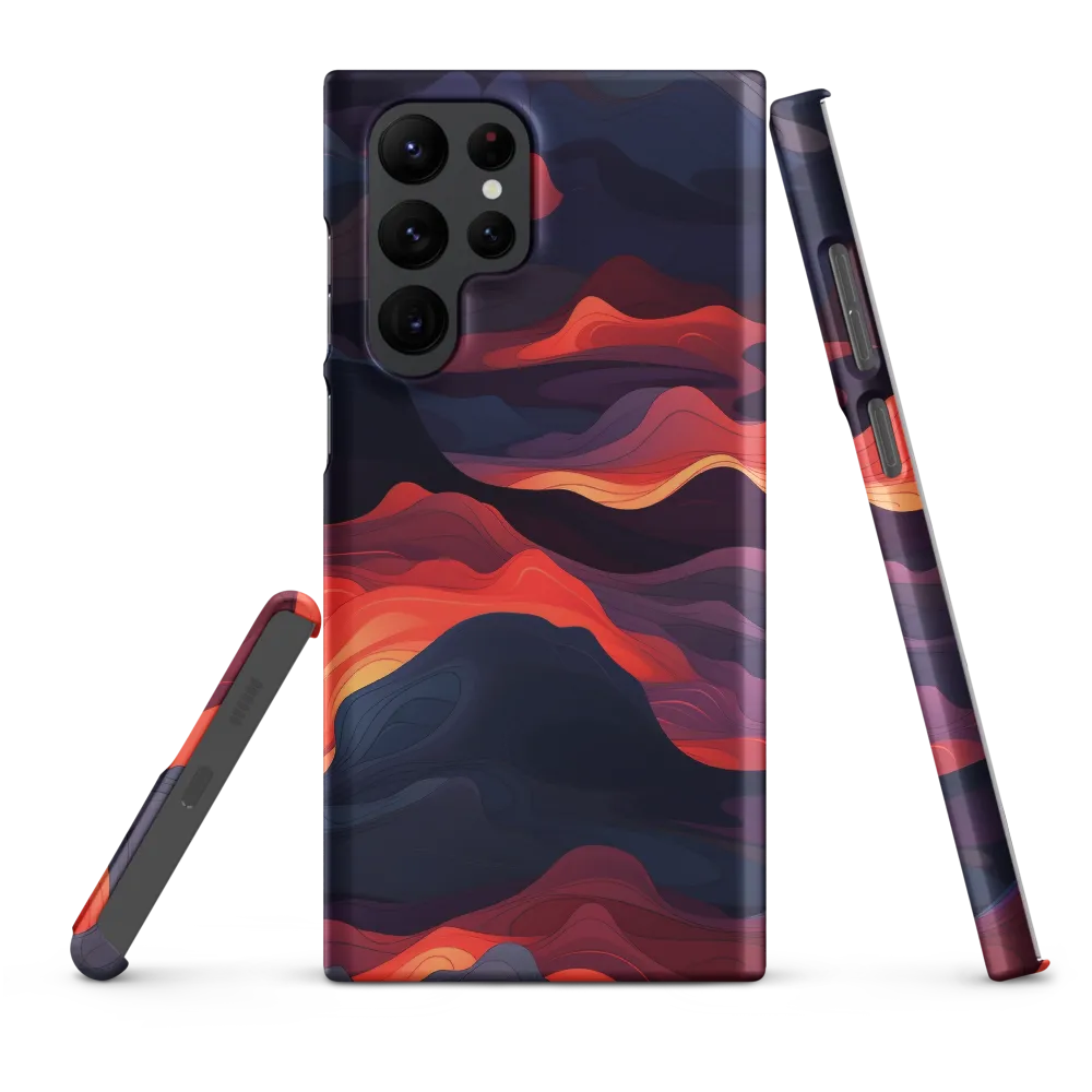 Ethereal Waves of Color | Phone Case |  S22 Ultra | Snap Case | Matte