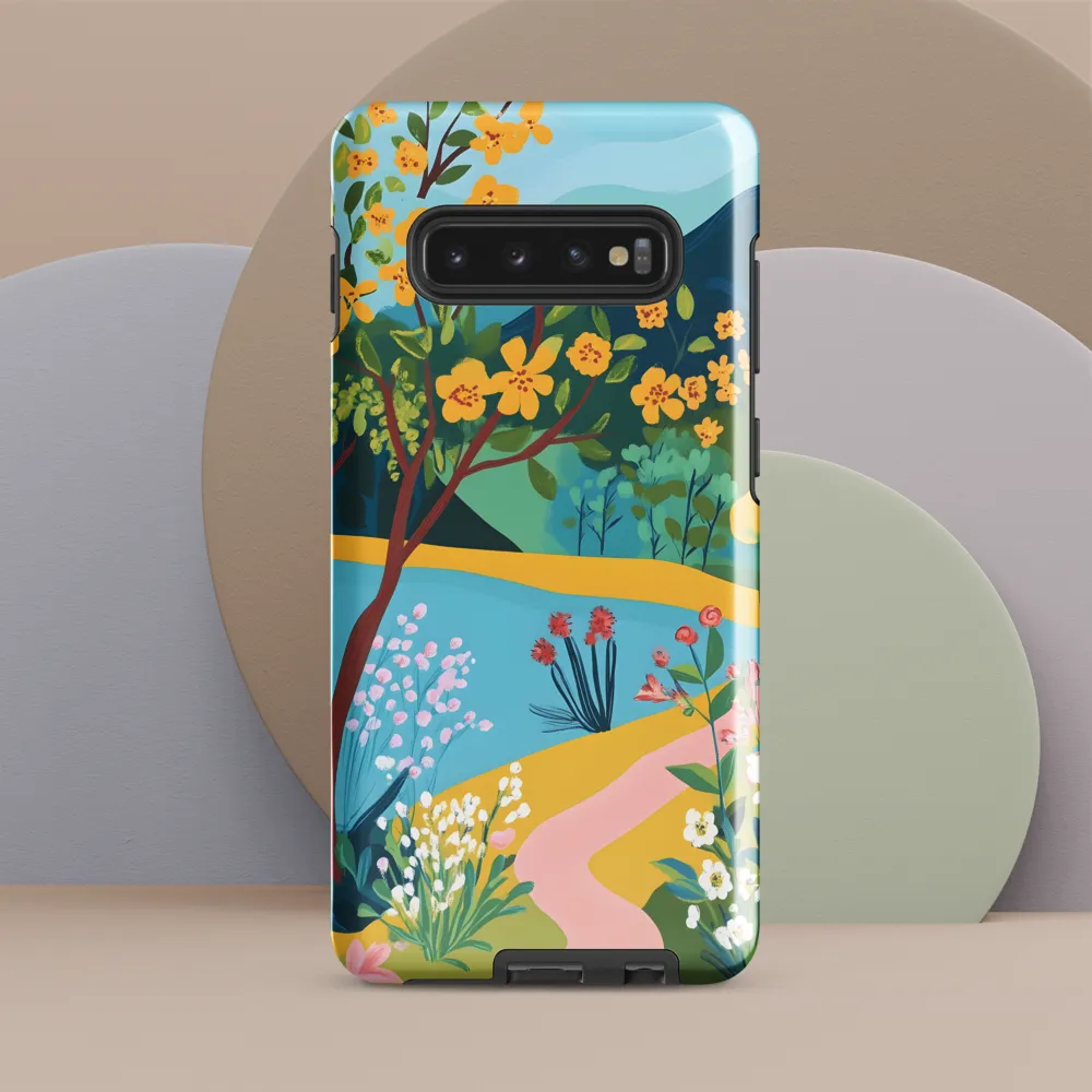 Blossoms by the Tranquil Waters | Phone Case |  S10 Plus | Tough Case | Glossy