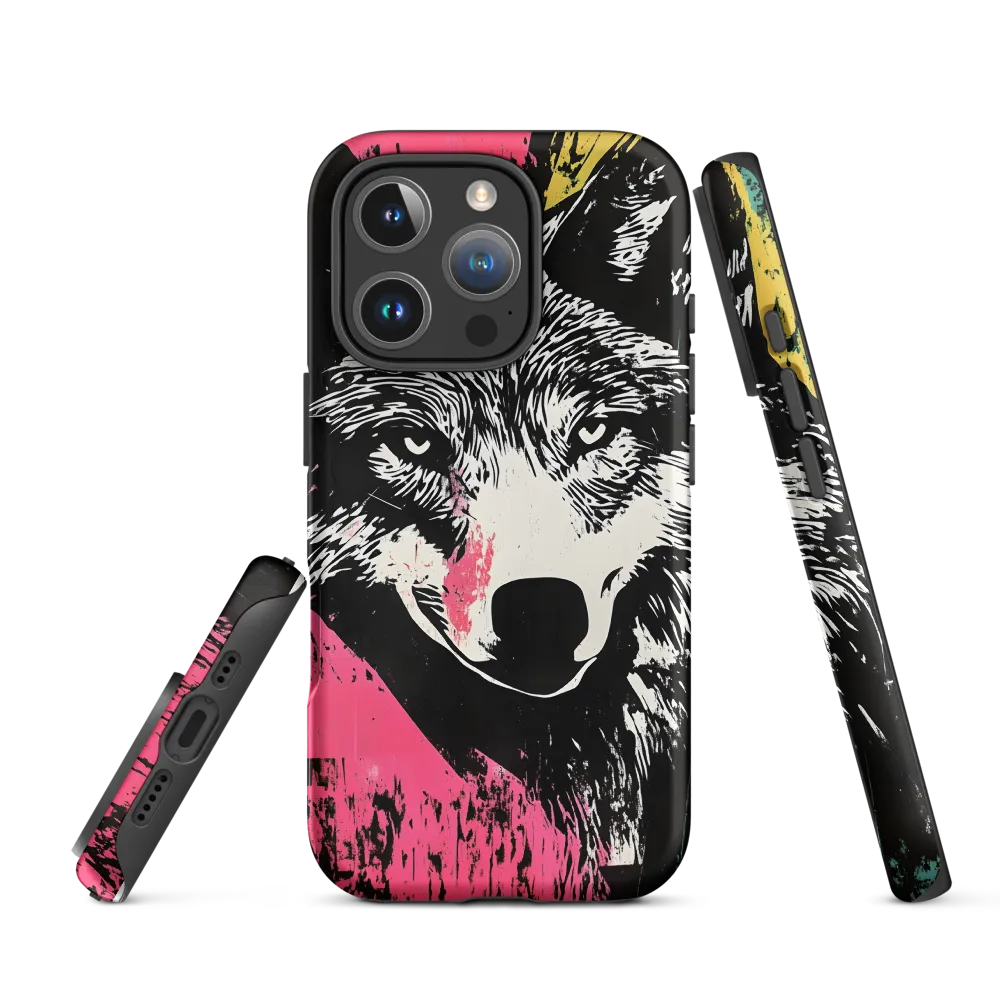 Intense Gaze of the Wolf
