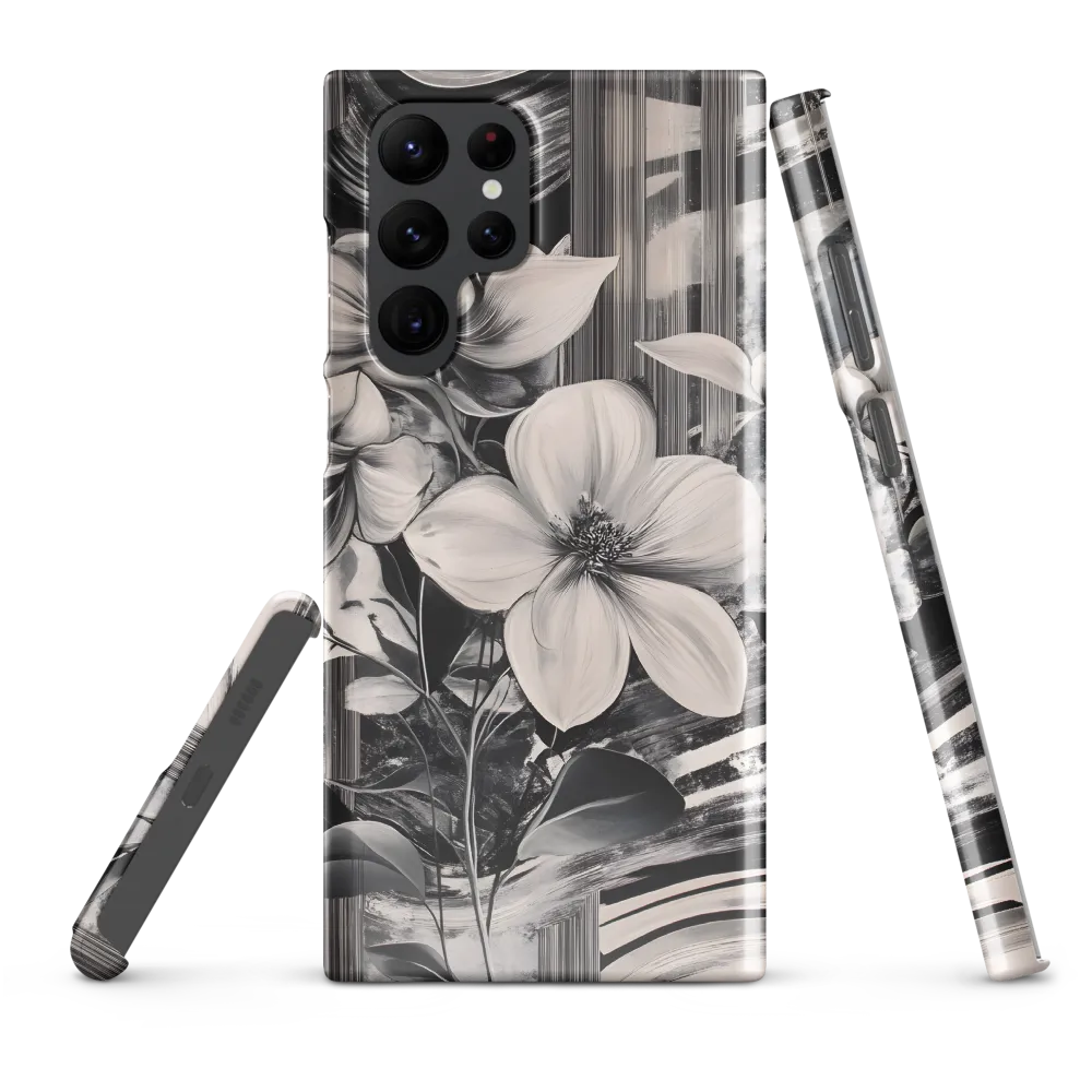Ethereal Bloom: A Dance of Monochromes