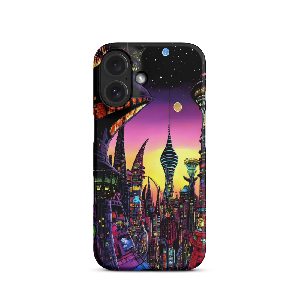 Futuristic Cityscape at Dusk