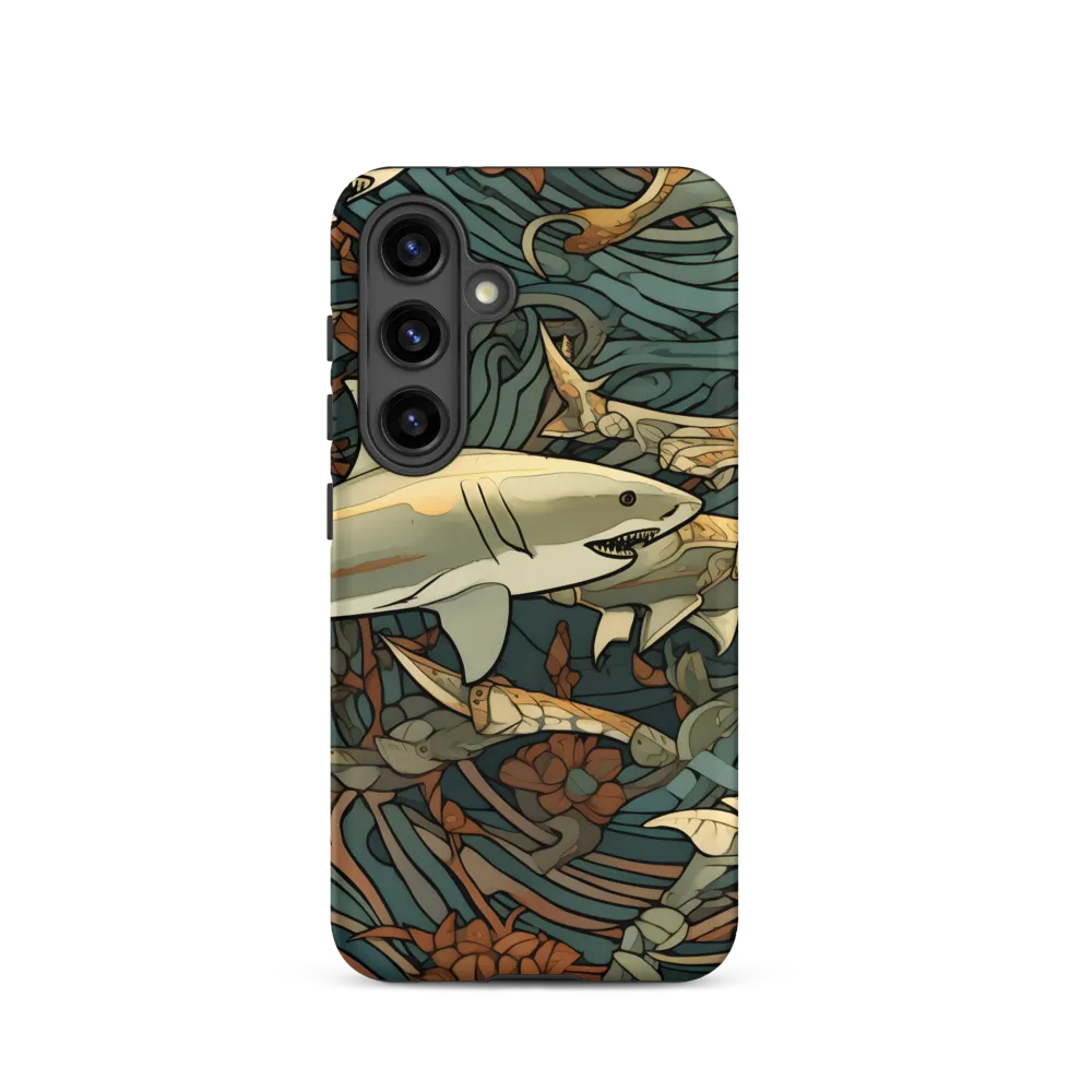 Dynamic Harmony of Sharks and Flora