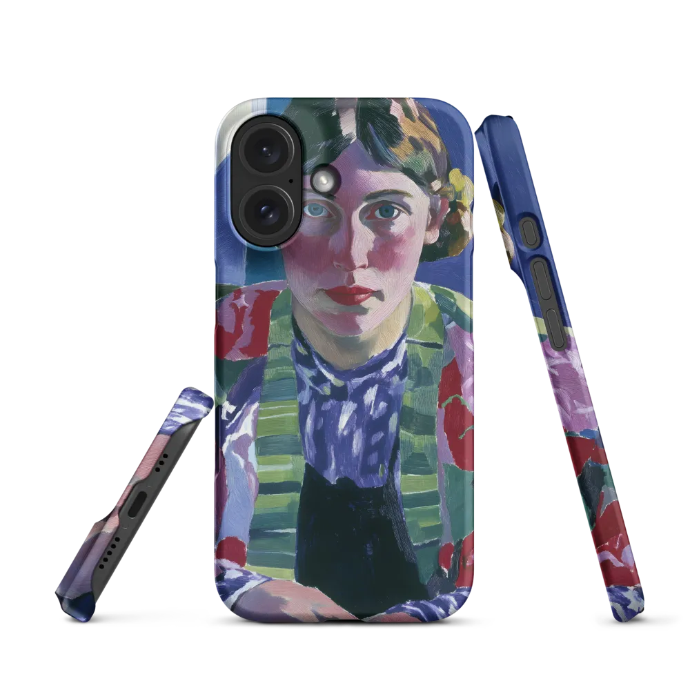 Vibrant Gaze: A Modernist Portrait