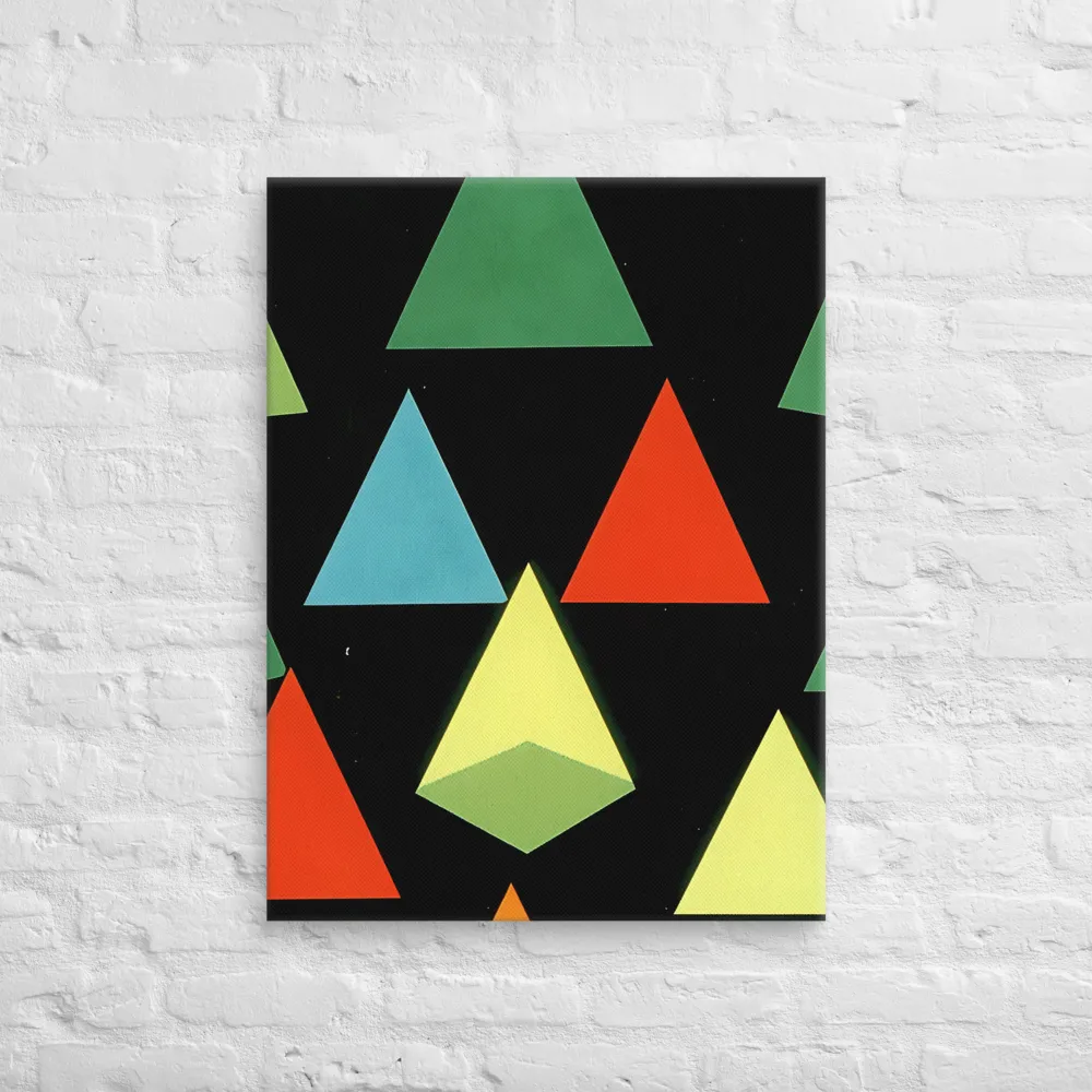 Geometric Harmony in Color | Canvas | 24″×32″