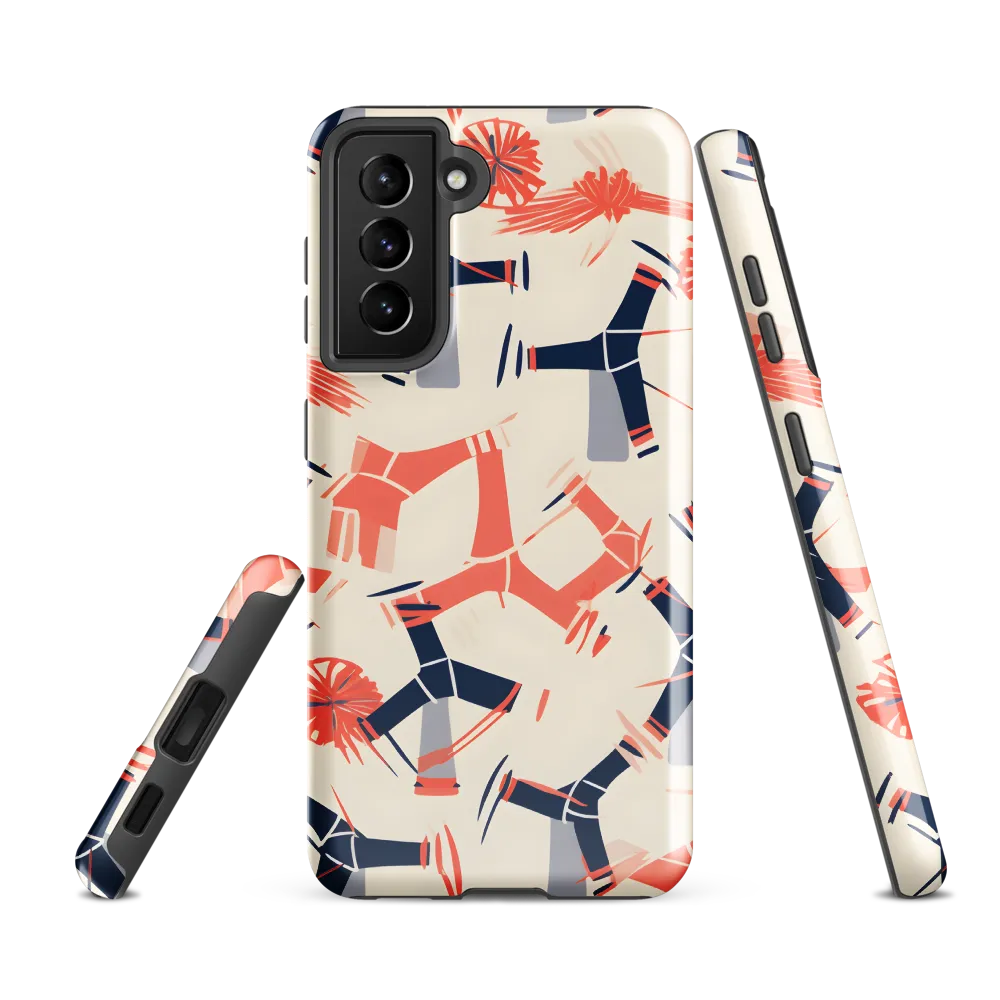Whimsical Patterns of Nature and Femininity | Phone Case |  S21 FE | Tough Case | Glossy