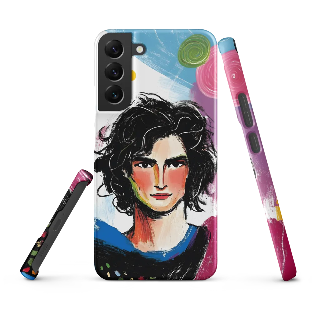 Vibrant Portrait of Youth | Phone Case |  S22 Plus | Snap Case | Matte
