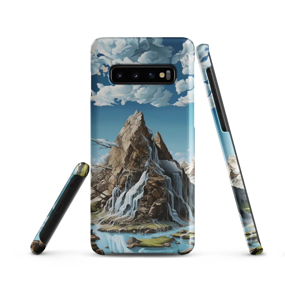 Majestic Cascade: A Mountain Masterpiece