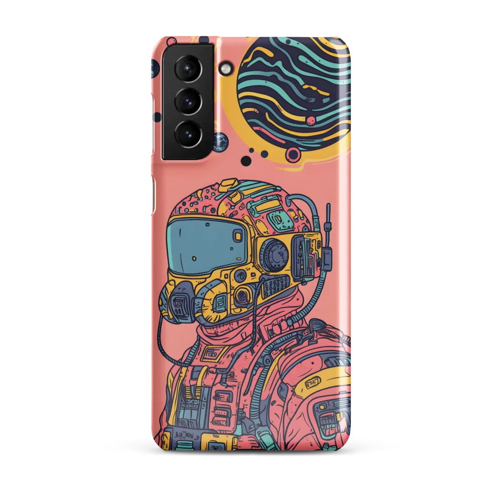 Exploration Beyond: A Digital Astronaut | Phone Case |  S21 Plus | Snap Case | Glossy
