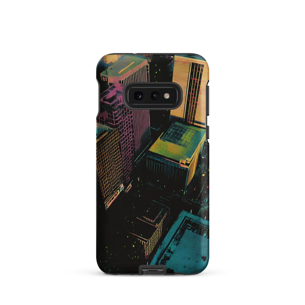 Neon Dreams: A City from Above