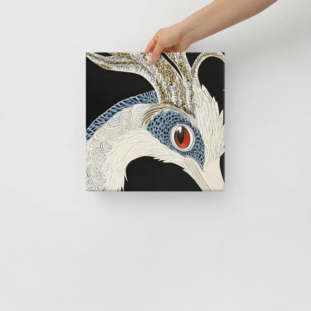 Elegance of the Majestic Peacock | Canvas | 12″×12″