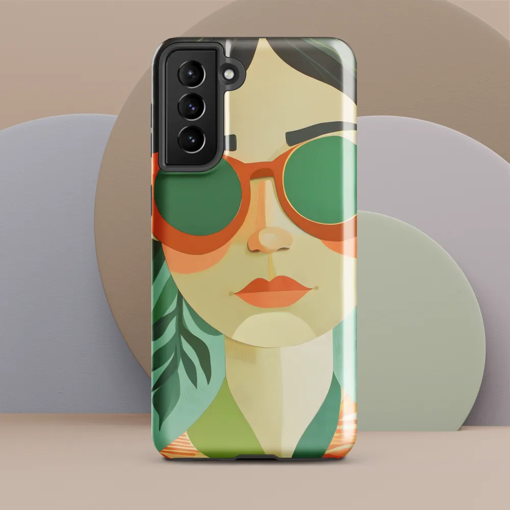Bold Serenity: A Modern Portrait