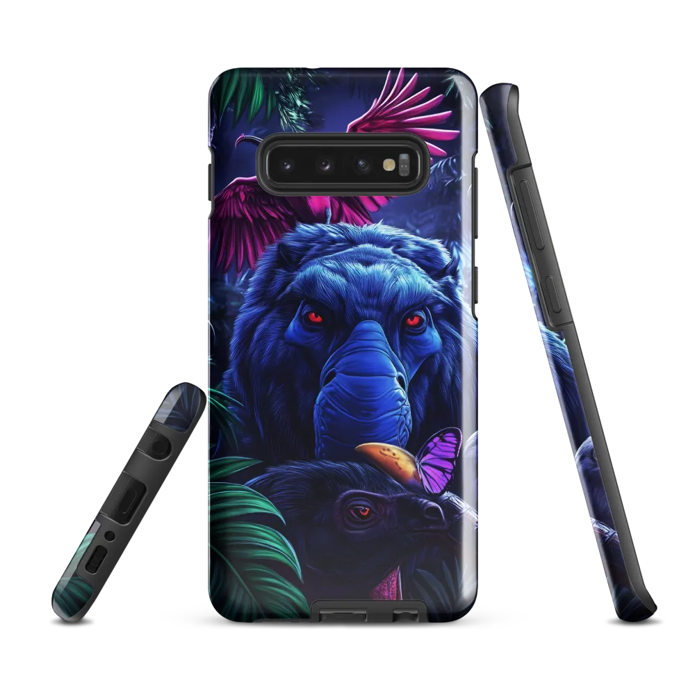 Enigmatic Jungle Symphony | Phone Case |  S10 Plus | Tough Case | Glossy