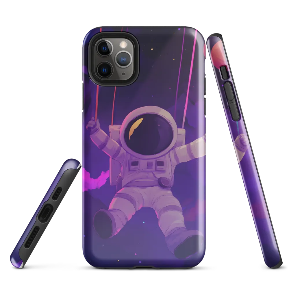 Swinging Through the Cosmos | Phone Case |  11 Pro Max | Tough Case | Glossy