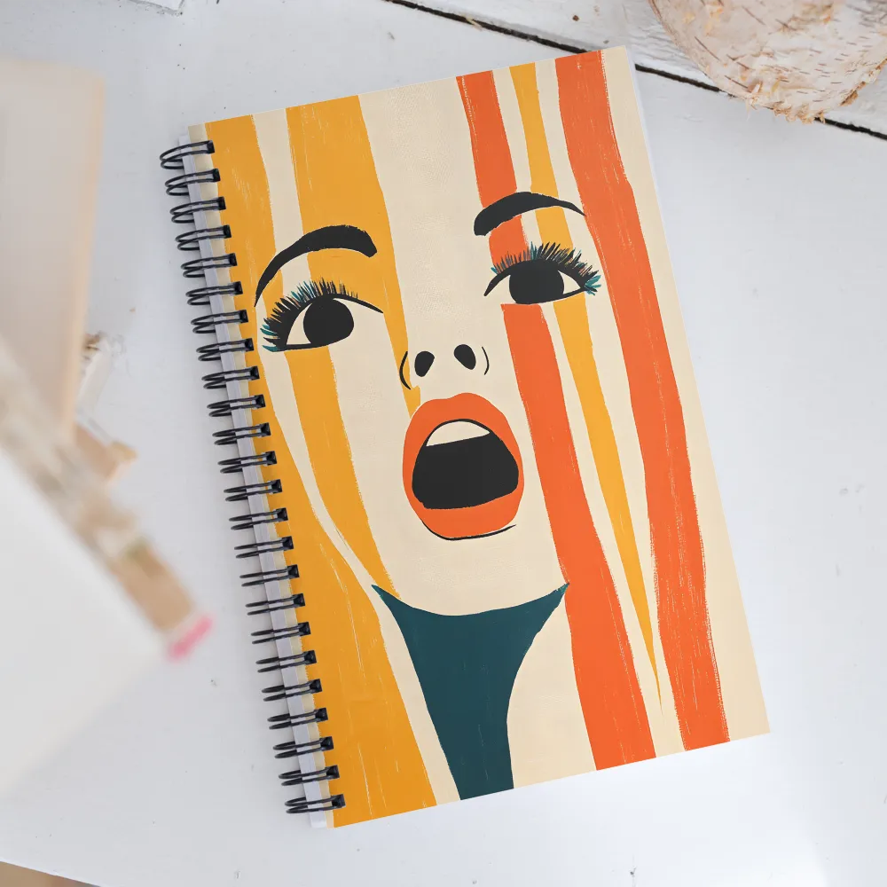 Vivid Expression | Spiral Notebook