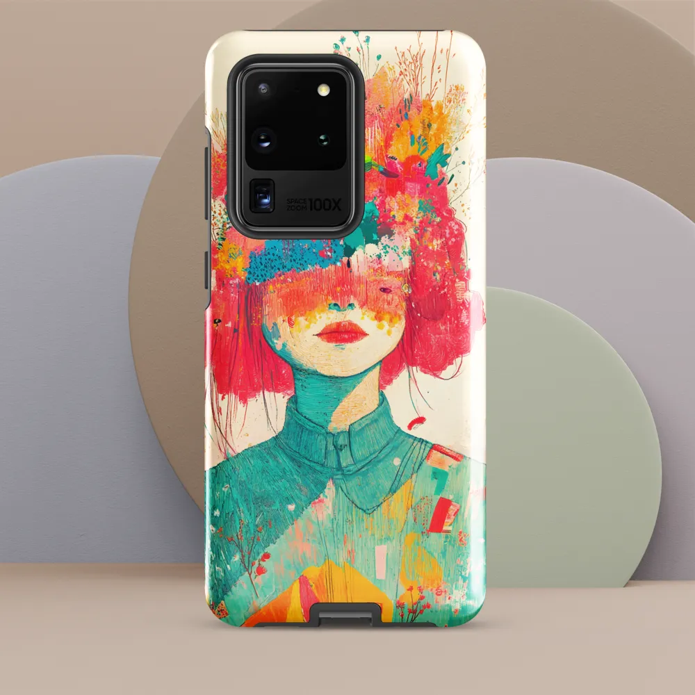 Whimsical Floral Portrait