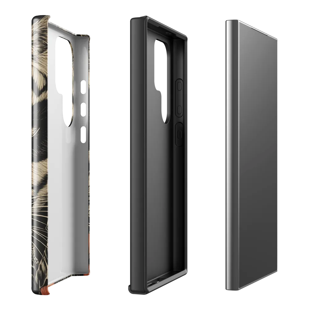 Feline Majesty: The Human-Leopard Connection | Phone Case |  S24 Ultra | Tough Case | Glossy