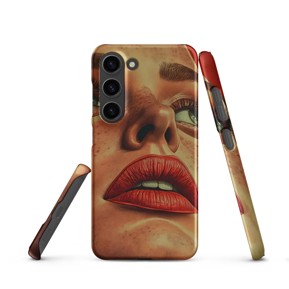 Red Intensity: A Portrait of Elegance