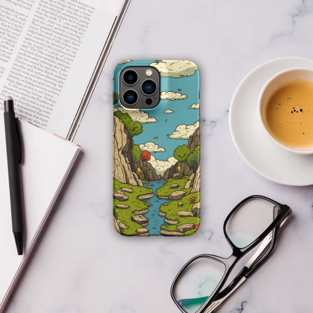 Whimsical Serenity: A Canyon Landscape