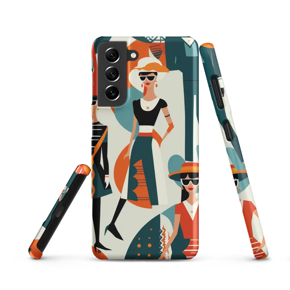 Chic Figures in Pop Art | Phone Case |  S21 | Snap Case | Matte