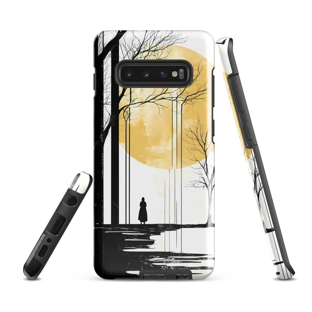 Solitude Under the Yellow Sun | Phone Case |  S10 Plus | Tough Case | Glossy