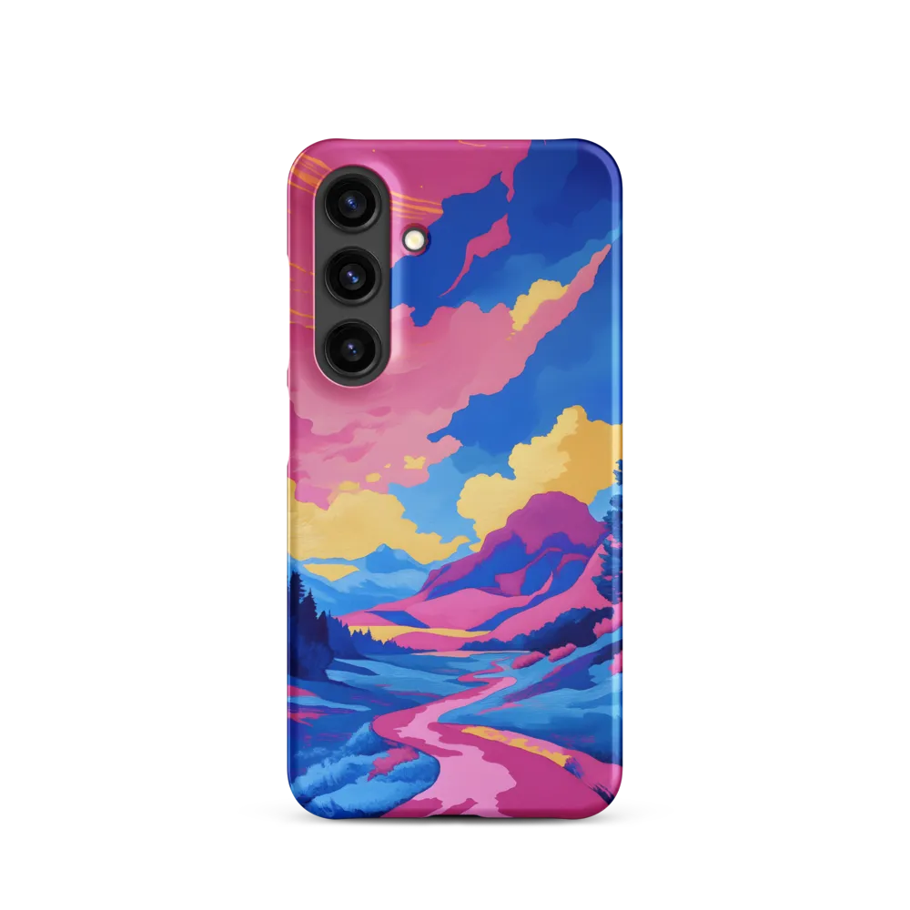 Dreamscape: The Serene River | Phone Case |  S24 | Snap Case | Matte