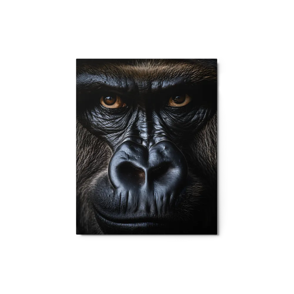 Gaze of the Wild: A Gorilla's Portrait