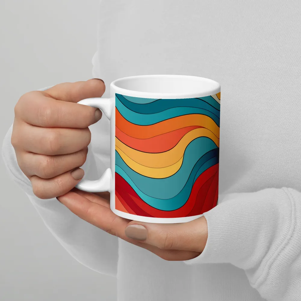 Fluid Harmony | Mug with White inside | 11 oz