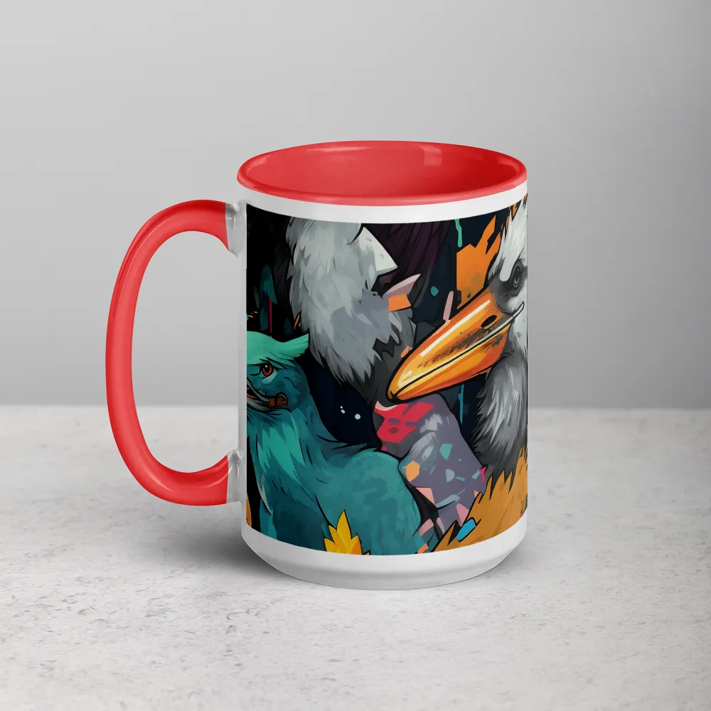 Avian Vortex: A Celebration of Color and Form