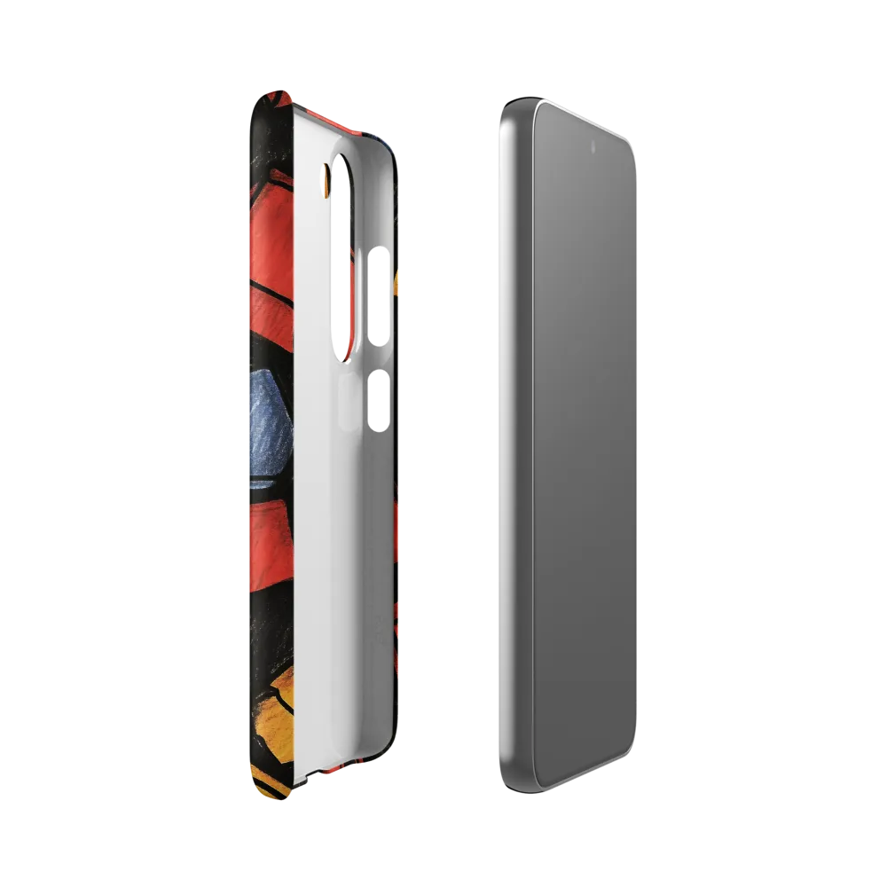 Vibrant Geometry in Motion | Phone Case |  S23 | Snap Case | Matte