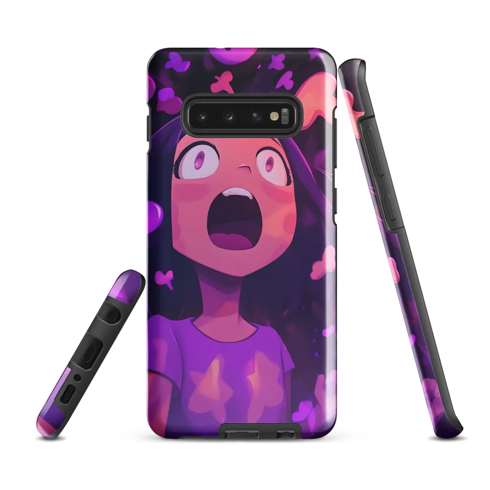 Whispers of Heartfelt Surprise | Phone Case |  S10 Plus | Tough Case | Glossy