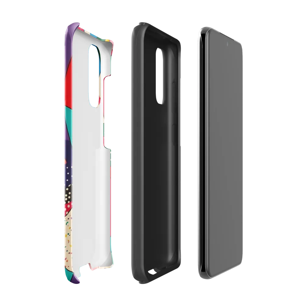 Playful Geometry in Color | Phone Case |  S20 | Tough Case | Glossy