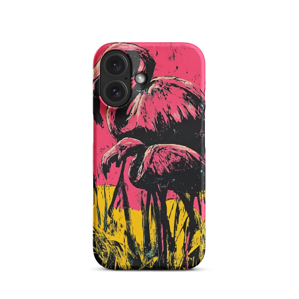 Flamingo Duet: A Pop Art Expression