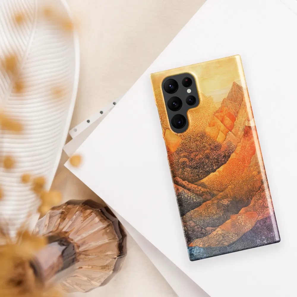 Serene Peaks of Color